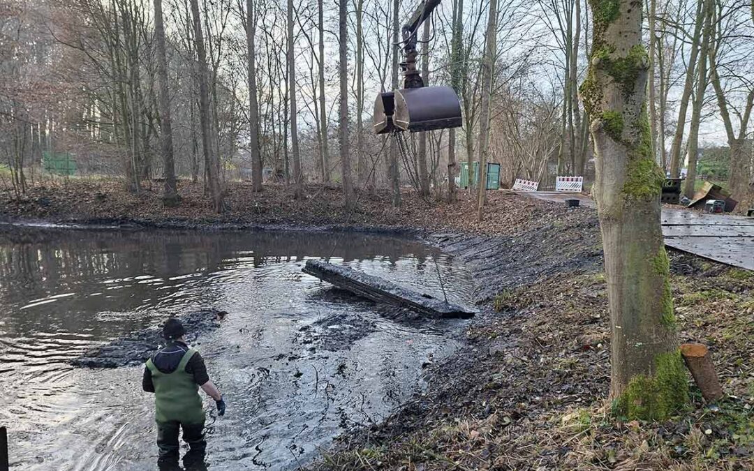 Entschlammungen im Stadtgebiet von Hamburg